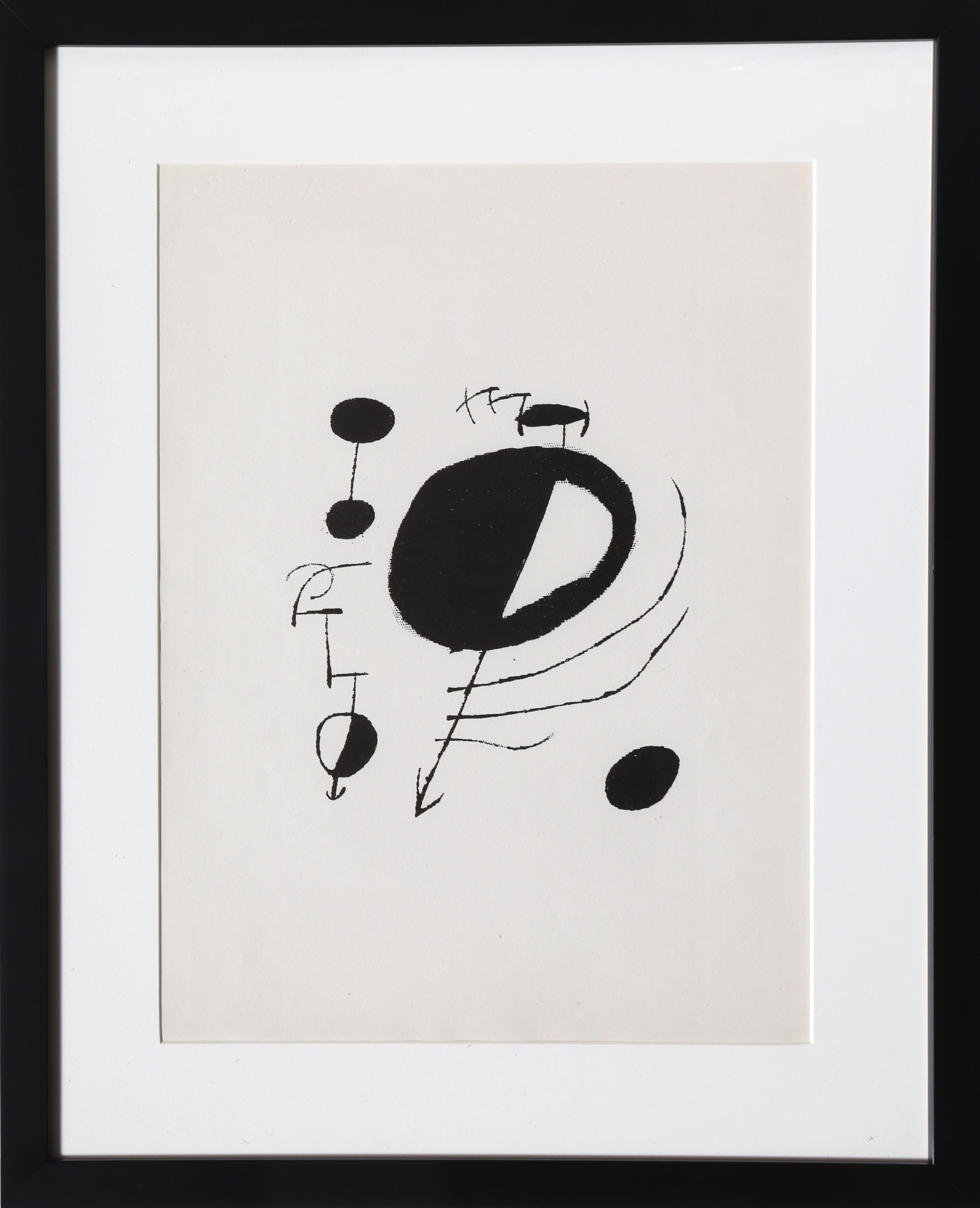 Artist: Joan Miro, Spanish (1893 - 1983)
Title: Les Essencies de la Tierra
Year: 1968
Medium: Lithograph on Guarro
Edition: LX (60)
Size: 19.25 x 15.25 in. (48.9 x 38.74 cm)
Frame Size: 27 x 23 inches

Reference: no. 123 in Cramer "The Illustrated