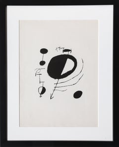 Les Essencies de la Tierra, Moderne abstrakte Lithographie von Joan Miró 1968