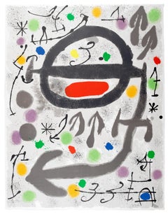 Les Perseides: Plate III - Joan Miró, Lithograph, Abstract prints