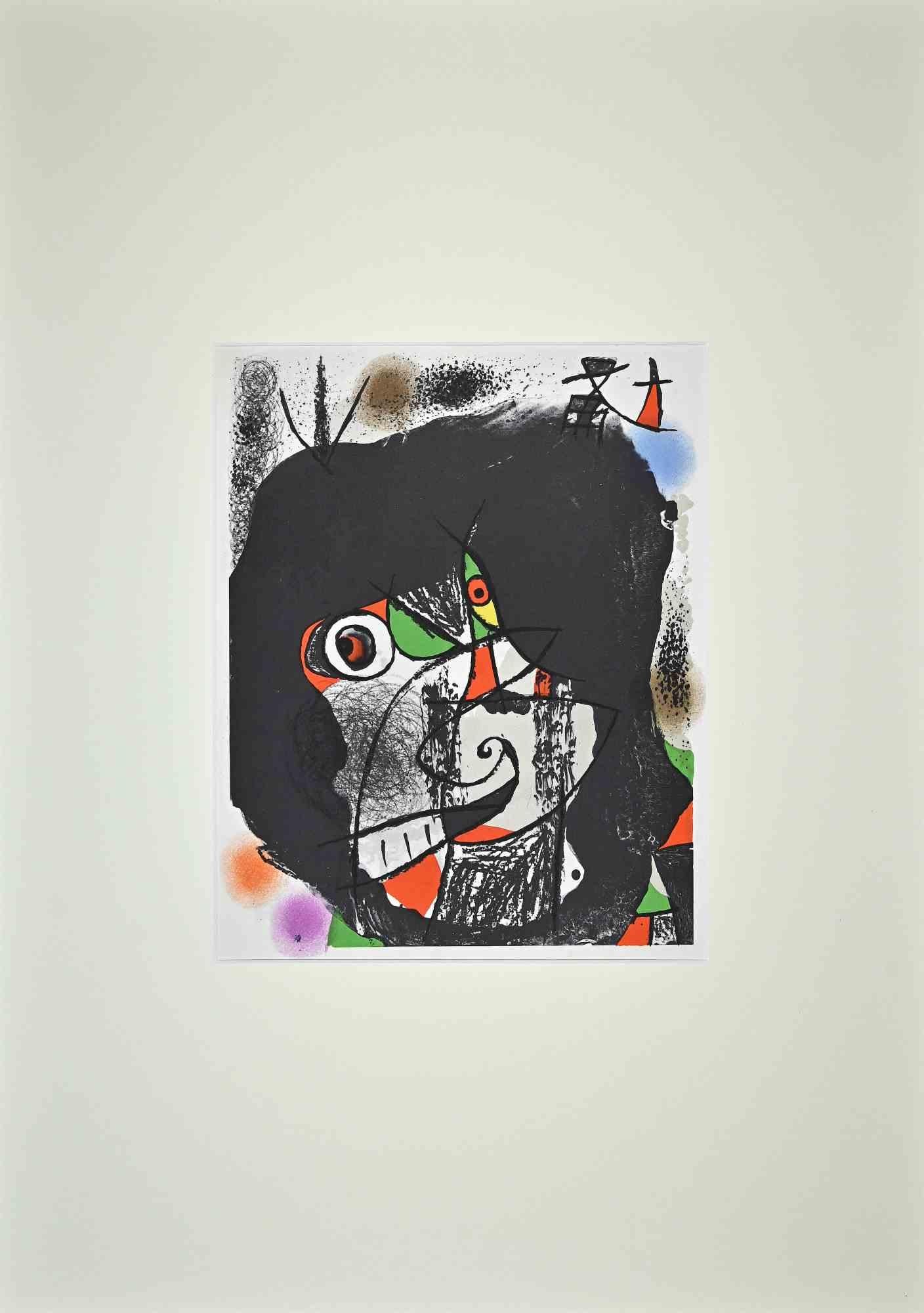 Les Révolutions Scéniques du XX siècle - Lithograph by Joan Mirò - 1975 - Print by Joan Miró