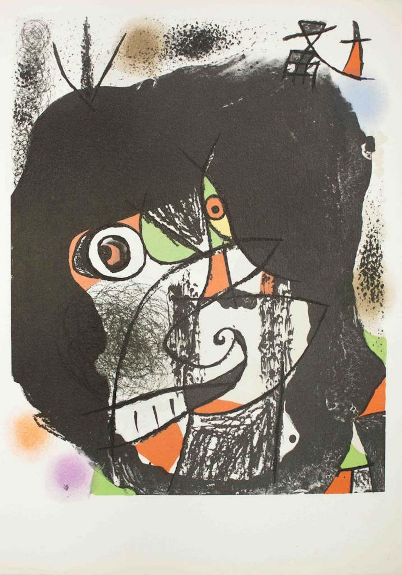 Joan Miró Abstract Print - Les Revolutions Sceniques du XX Siecles - Lithograph by Joan Mirò