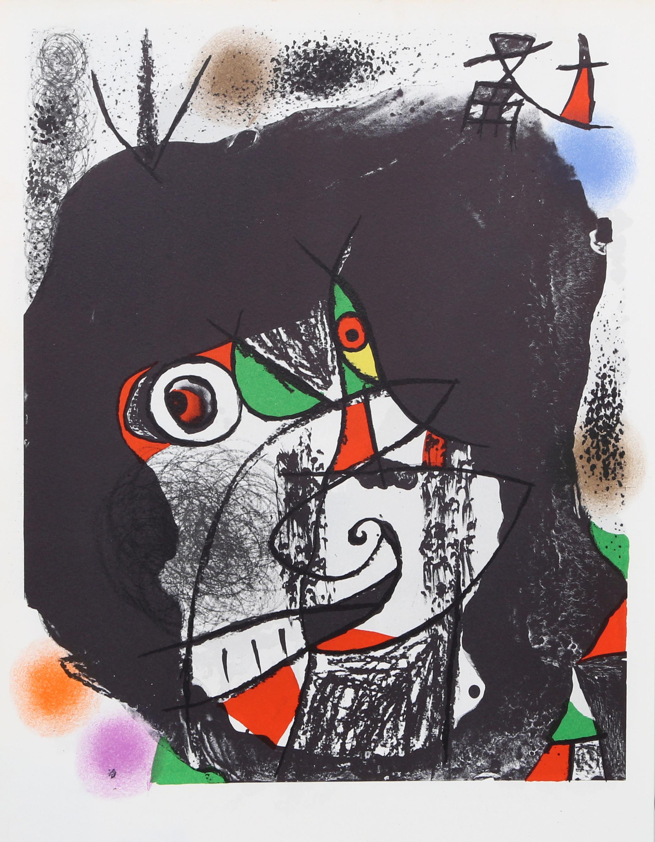 Joan Miró Abstract Print - Les Revolutions Sceniques du XXe Siecle - I (Cramer 207)