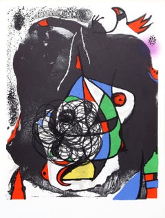 Les Revolutions Sceniques du XXe Siecle - II, Lithograph by Joan Miro