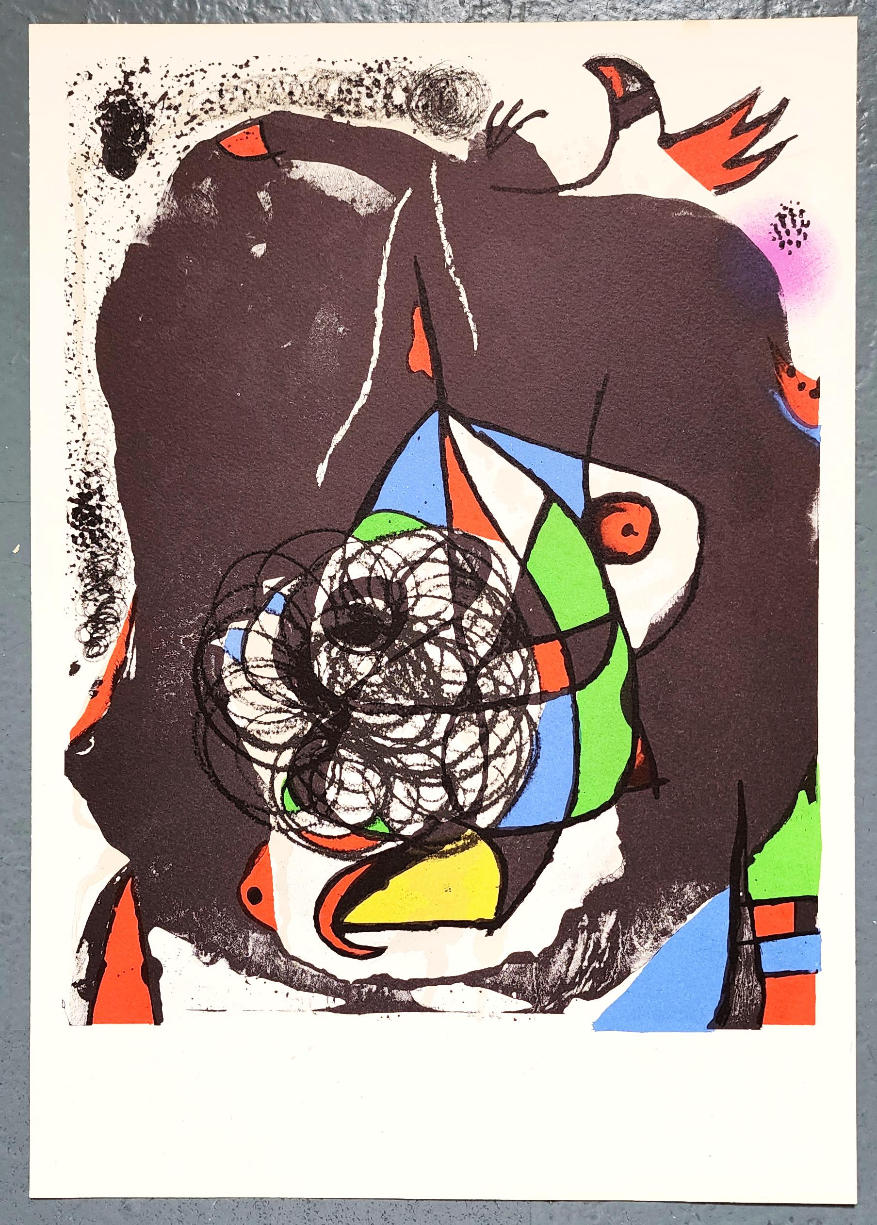 Joan Miró Abstract Print - Les Revolutions Sceniques Du XXe Siecle - II