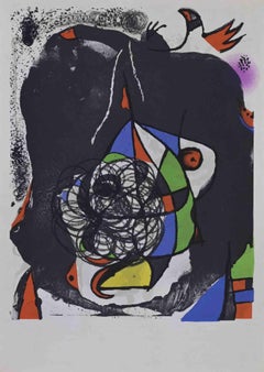 Les Révolutions Scéniques du XXe Siècle - Lithograph by J. Mirò - 1975