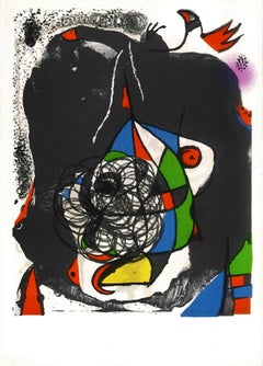 Les Révolutions Scéniques - Original Lithograph by Joan Mirò