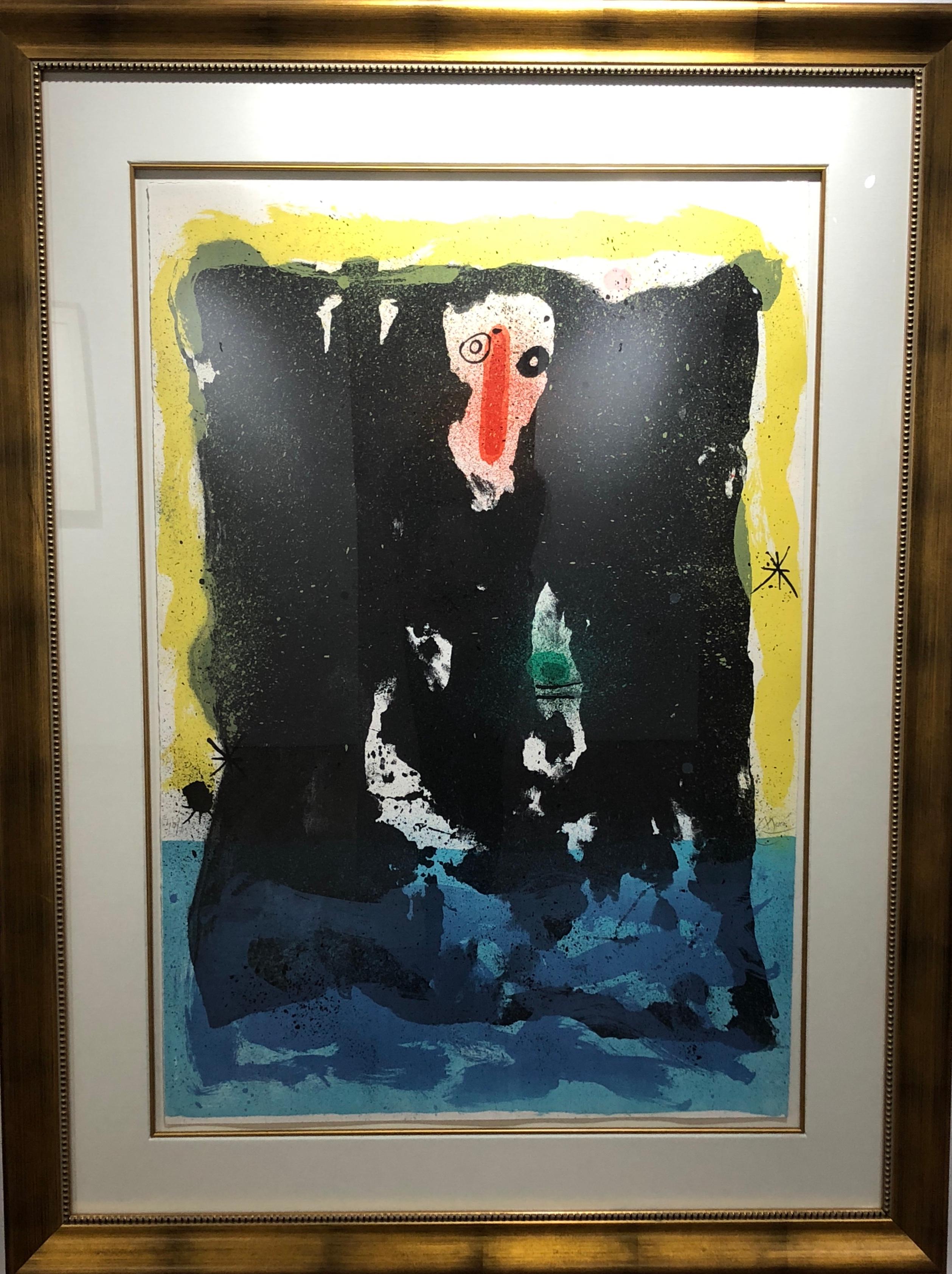 Joan Miro, „L''Esprit“, Originallithographie, handsigniert  – Print von Joan Miró