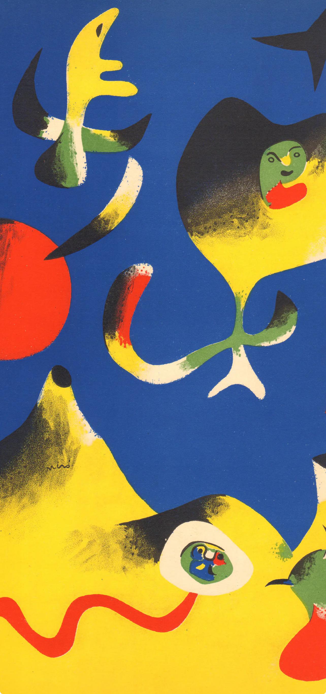 L'Éte (Benhoura 395), Verve: Revue Artistique et Littéraire - Surrealist Print by Joan Miró