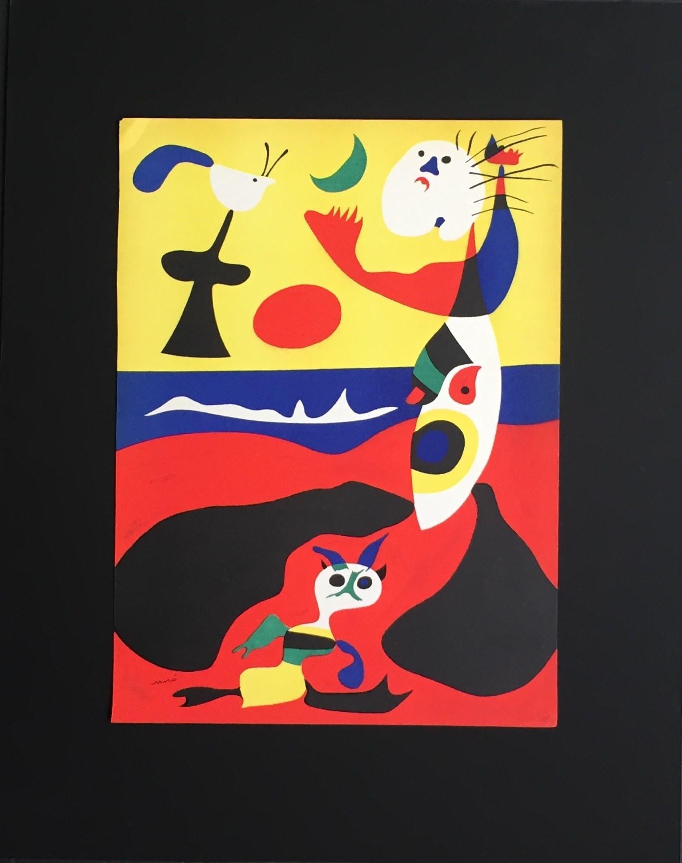 Joan Miró Animal Print - "L'été" (Summer) 