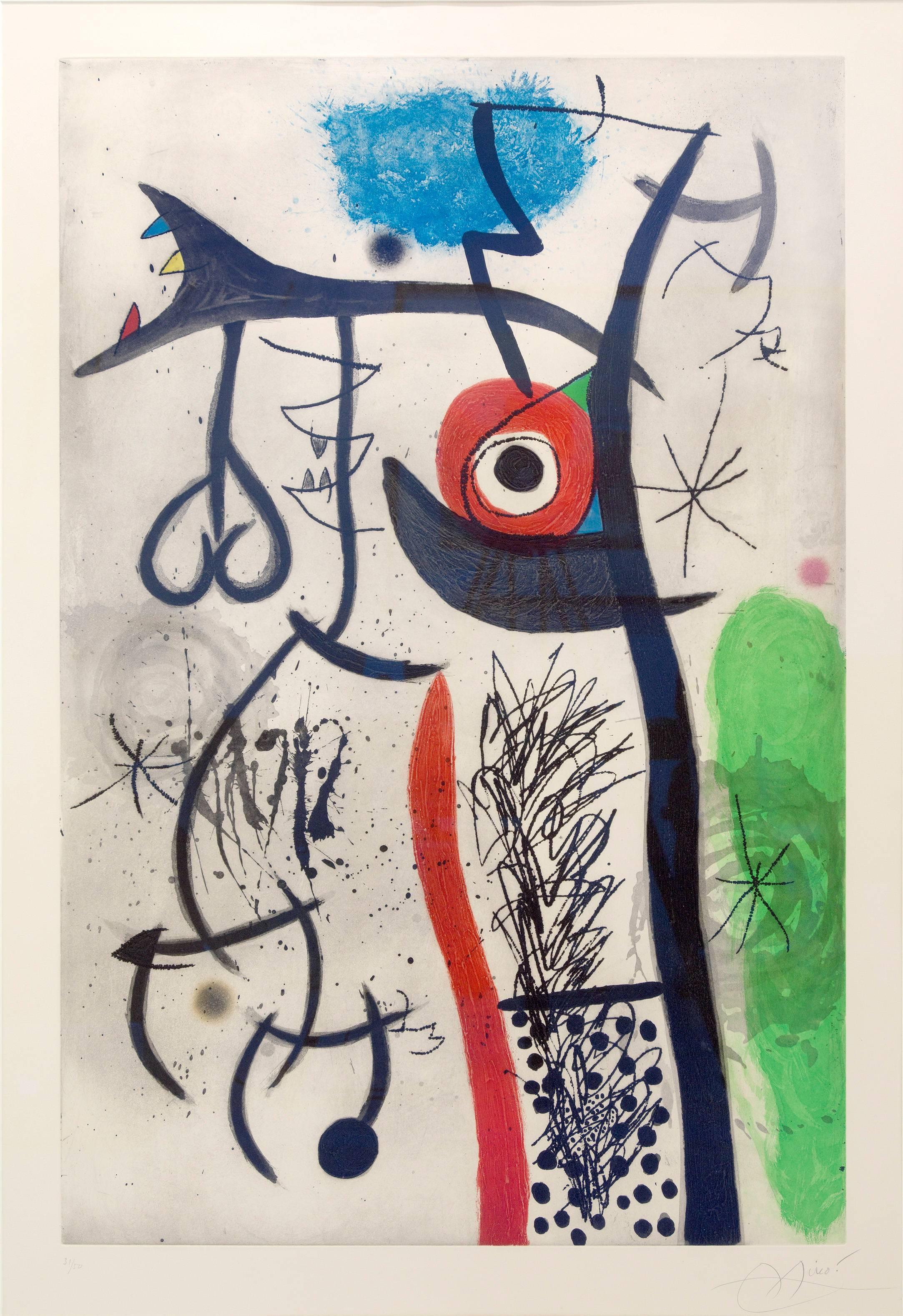 L'Etranglé - Print by Joan Miró