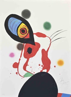 L'Eunuque Impérial - Lithographie de Joan Mirò - 1975