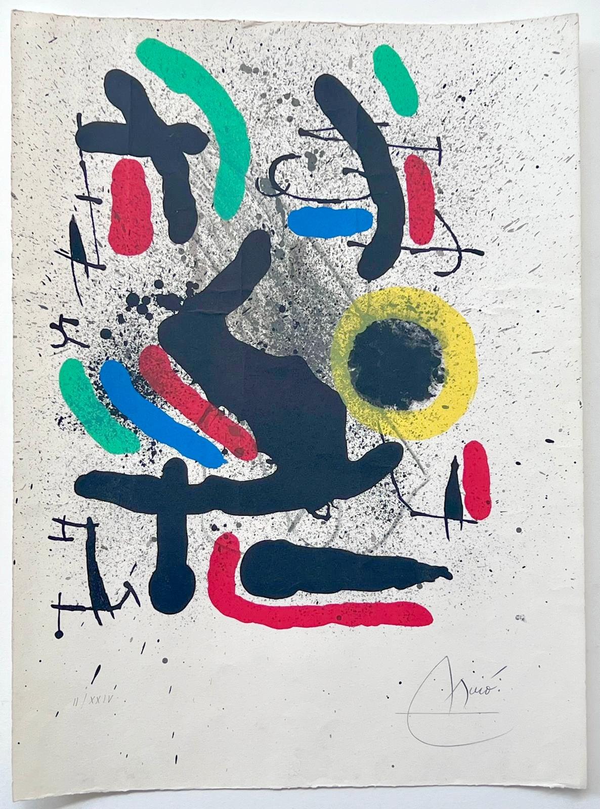 Litografía, 1971
Firmado a lápiz por el artista y anotado II/XXIV
Editor : Le Soleil noir (París)
Impresor : Arte Adrien Maeght (París)
Catálogo : [Maeght 748, p.131]
47,00 cm. x 35,00 cm.  18,5 pulg. x 13,78 pulg. (papel)
47,00 cm. x 35,00 cm. 