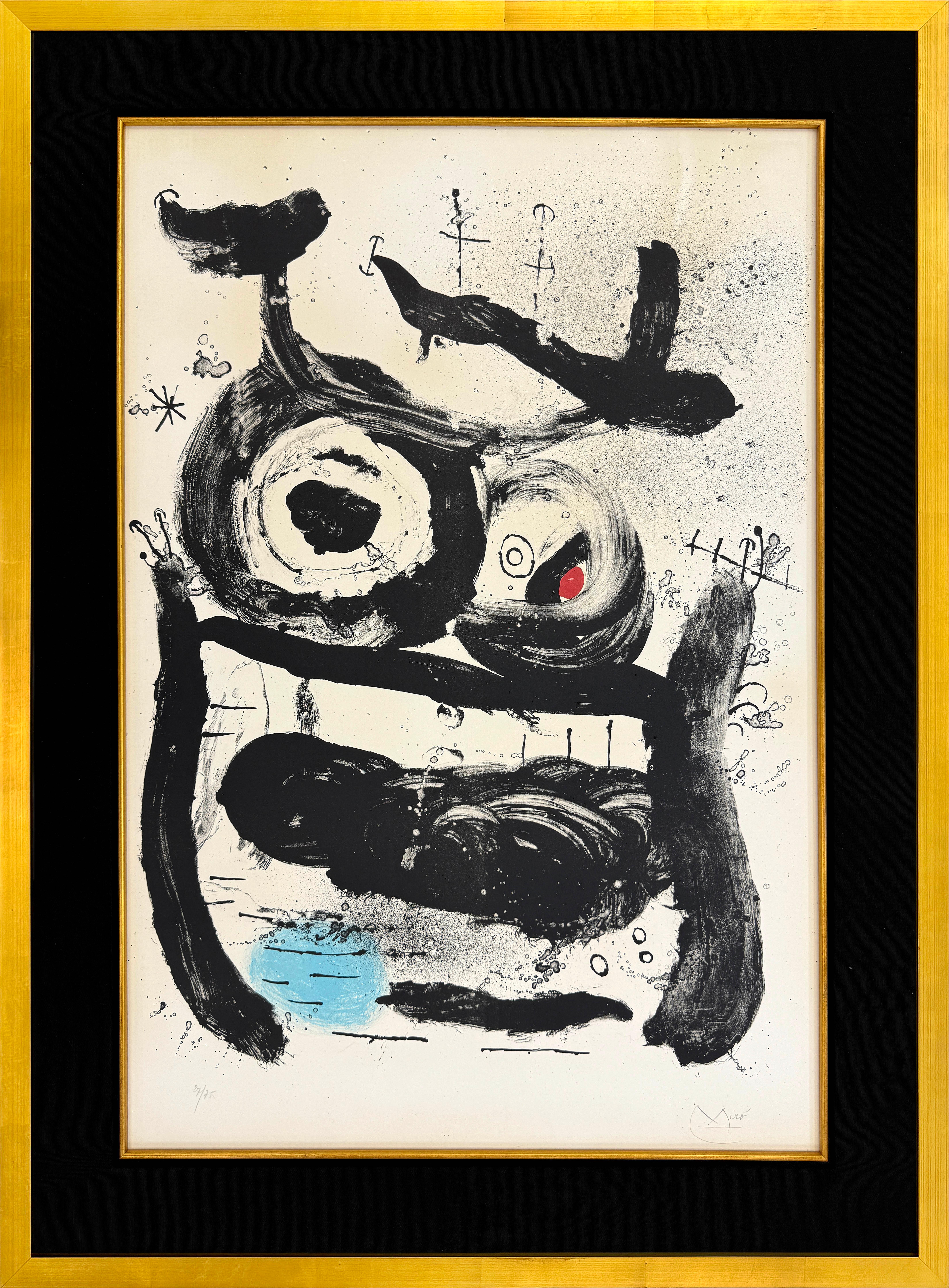 Joan Miró Figurative Print – L'Imperatrice (Die Kaiserin), Mourlot 396, handsignierte Lithographie