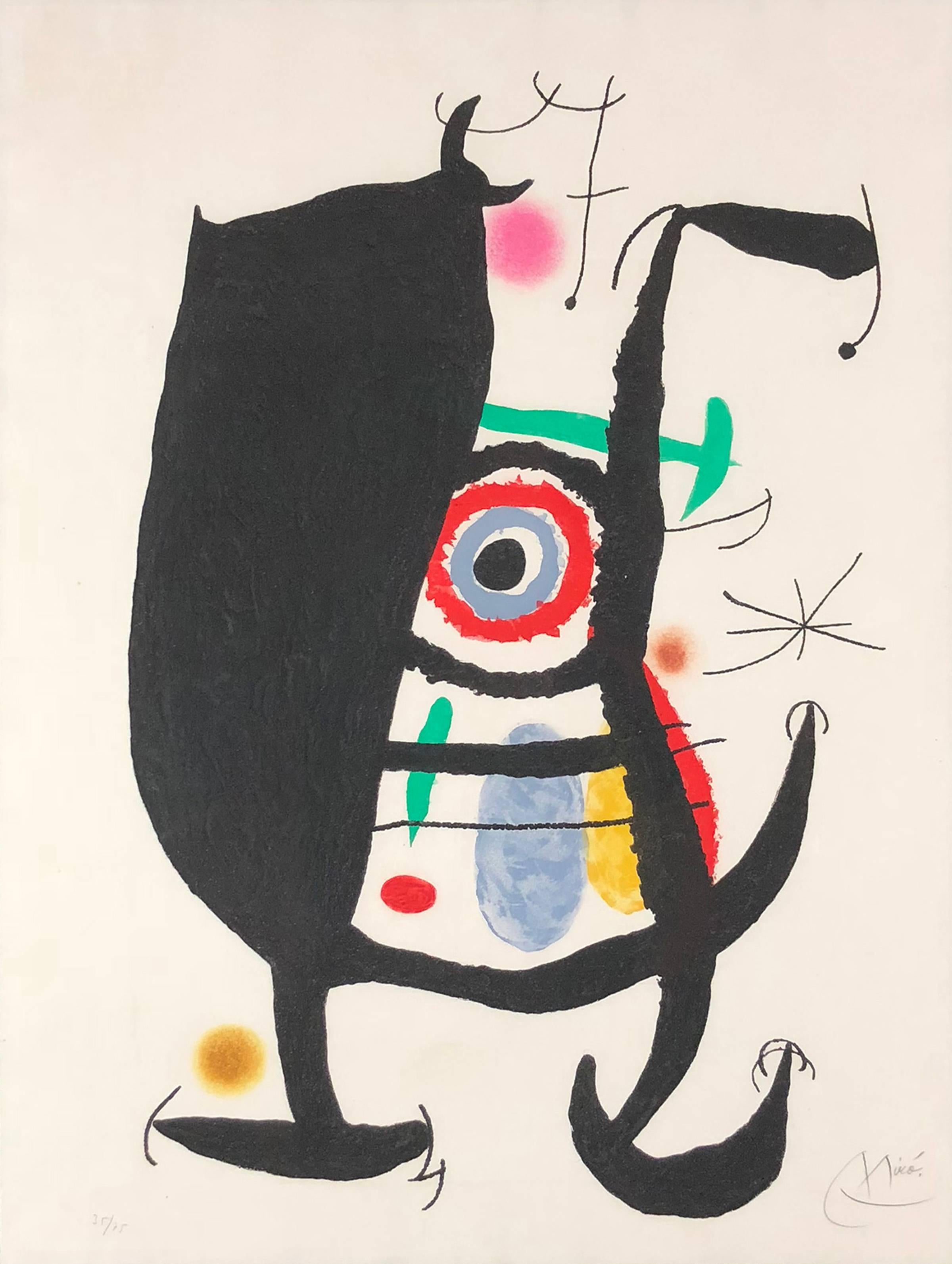 L'Inhibe - Print by Joan Miró