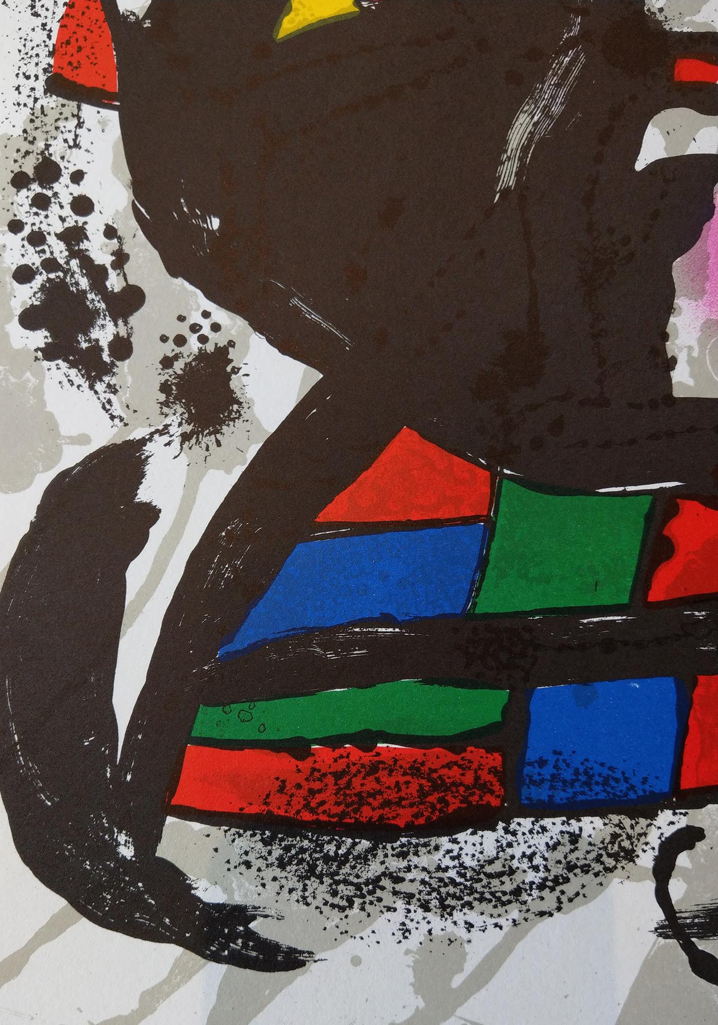 Lithographie V – Band III (Surrealismus), Print, von Joan Miró