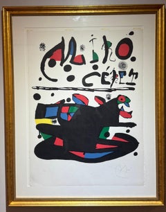 Lithographie 1977 CERET (Maeght 1120) Bleistift signiert HC