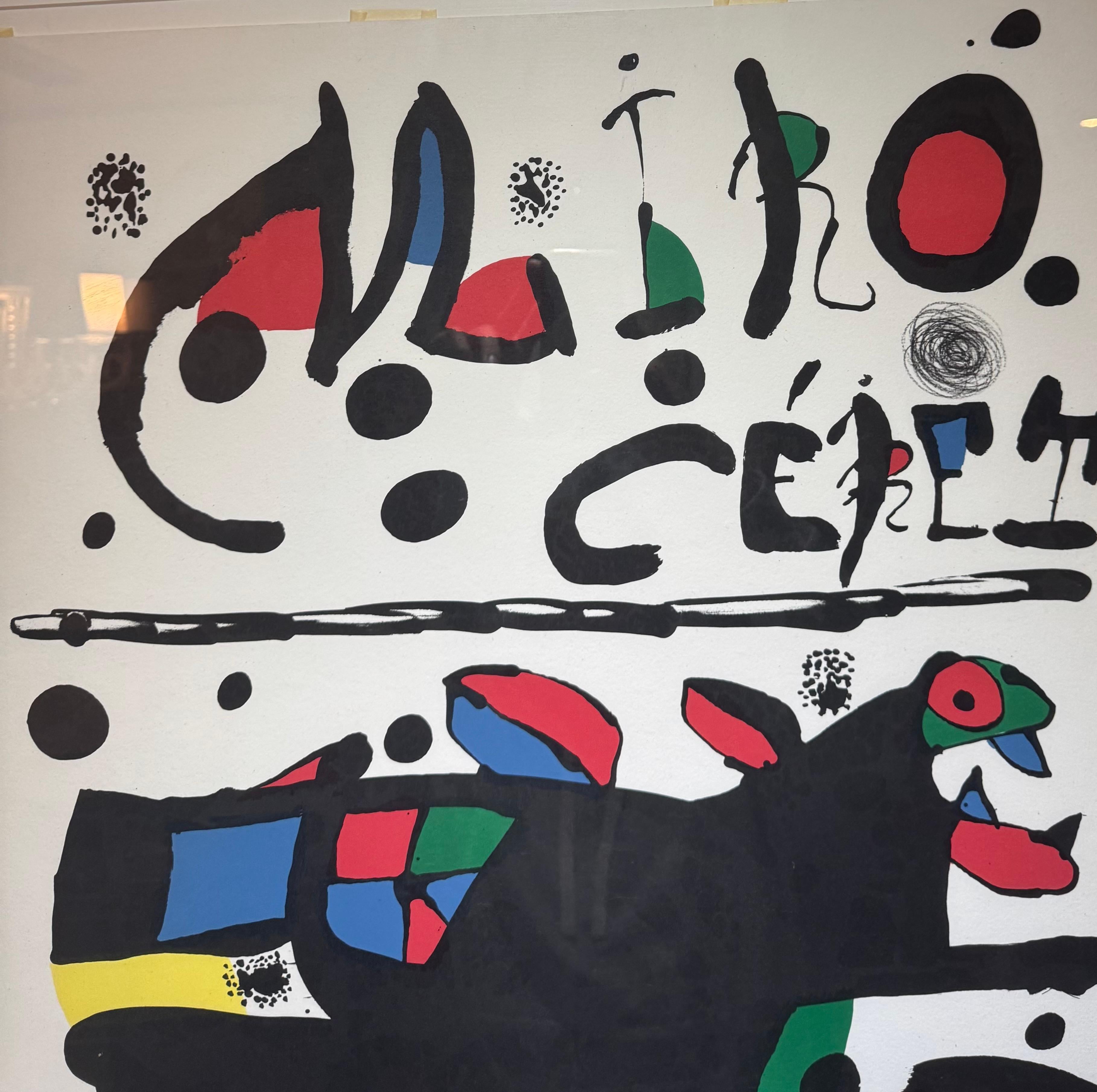 Lithograph 1977 CERET (Maeght 1120) Pencil Signed HC en vente 1