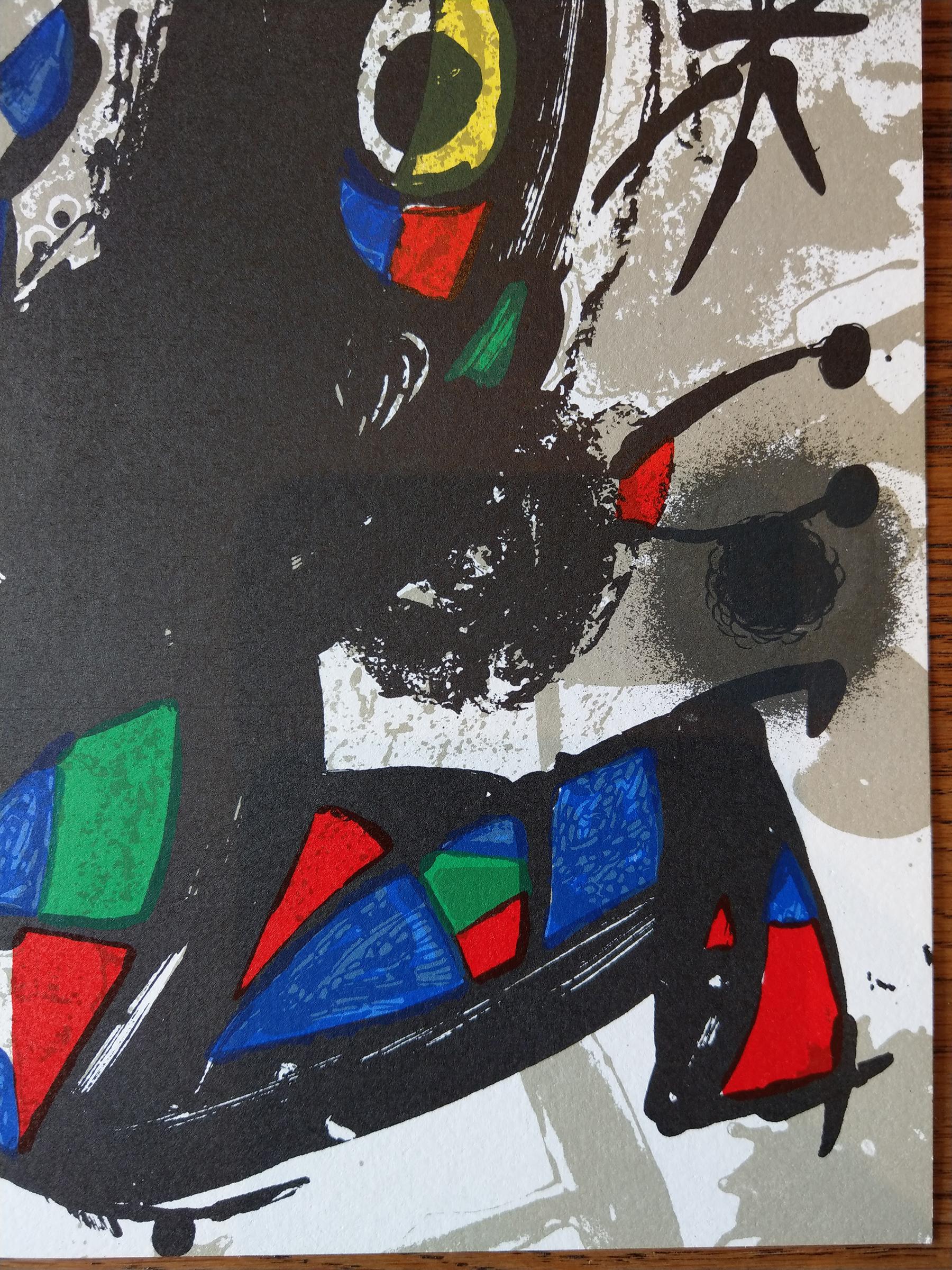 Lithograph I - volume III - Surrealist Print by Joan Miró