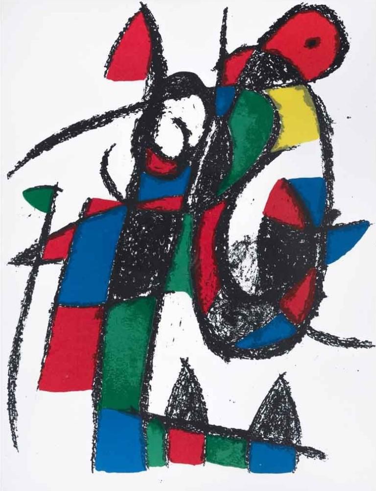 Joan Miró Print - Lithograph II, from the suite of 5 original lithographs, 1982