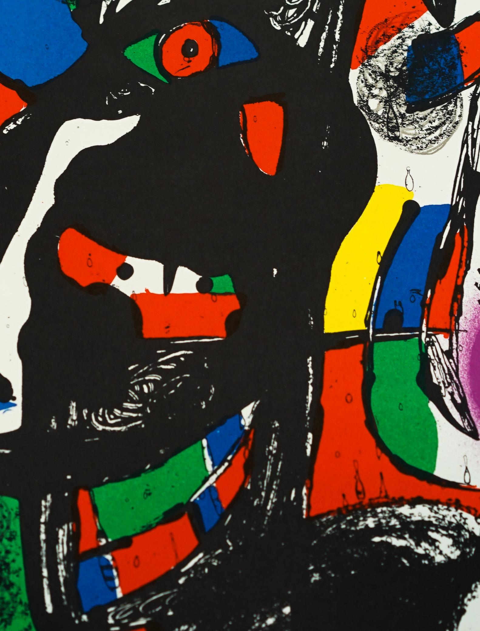 Lithograph II – Volume IV - Print by Joan Miró