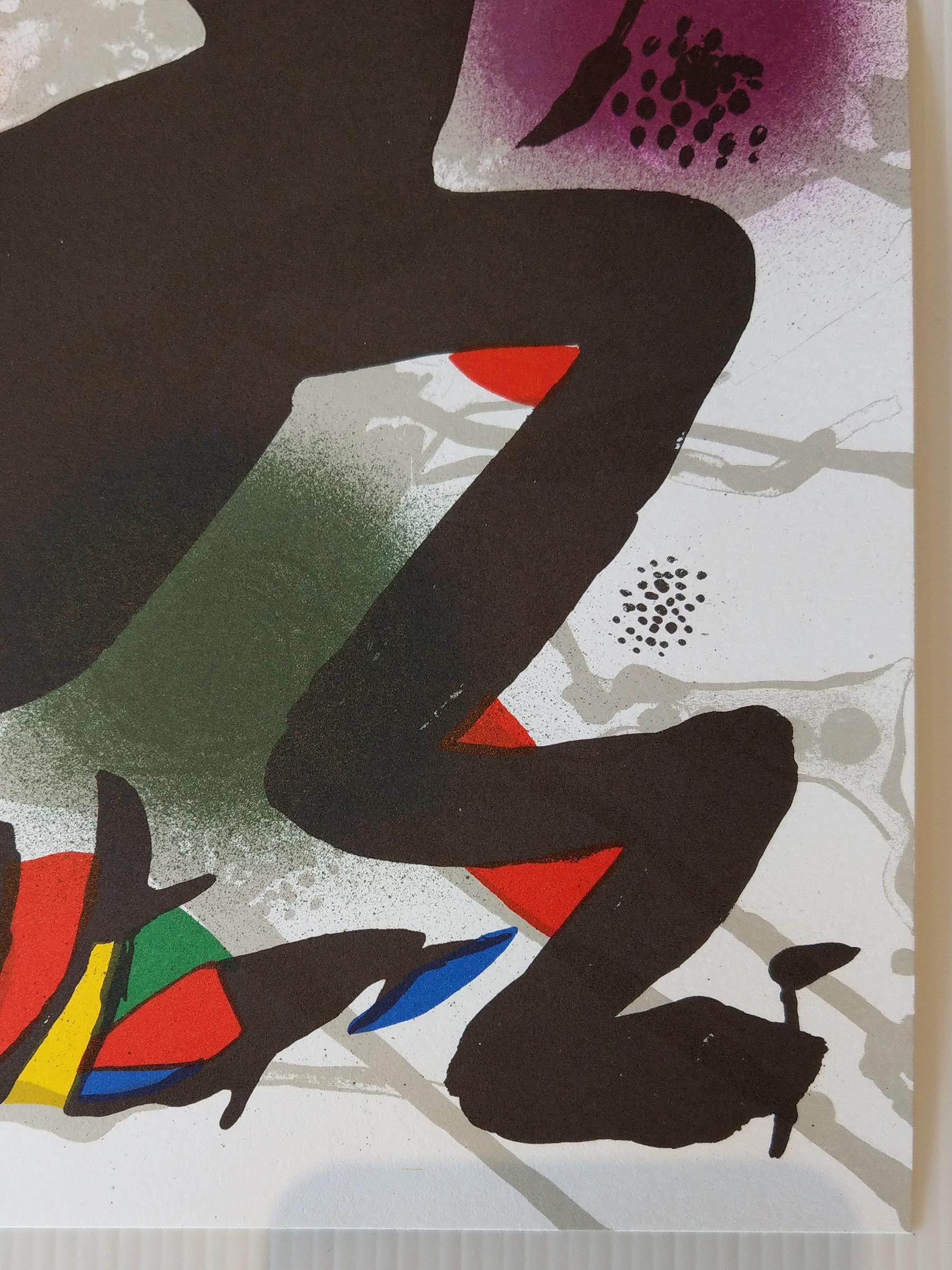 Lithograph IV - Volume III - Surrealist Print by Joan Miró