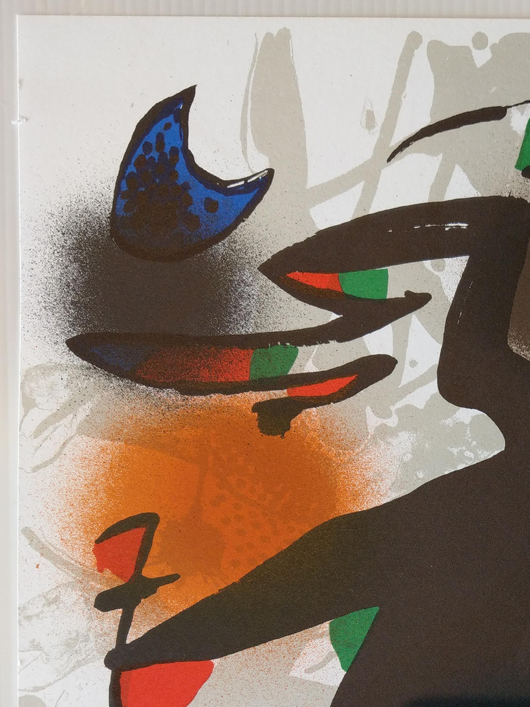 Lithograph IV - Volume III - Print by Joan Miró