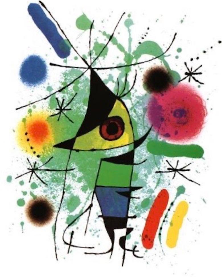 Joan Miró Abstract Print - Lithograph l, Original Lithograph Xl,