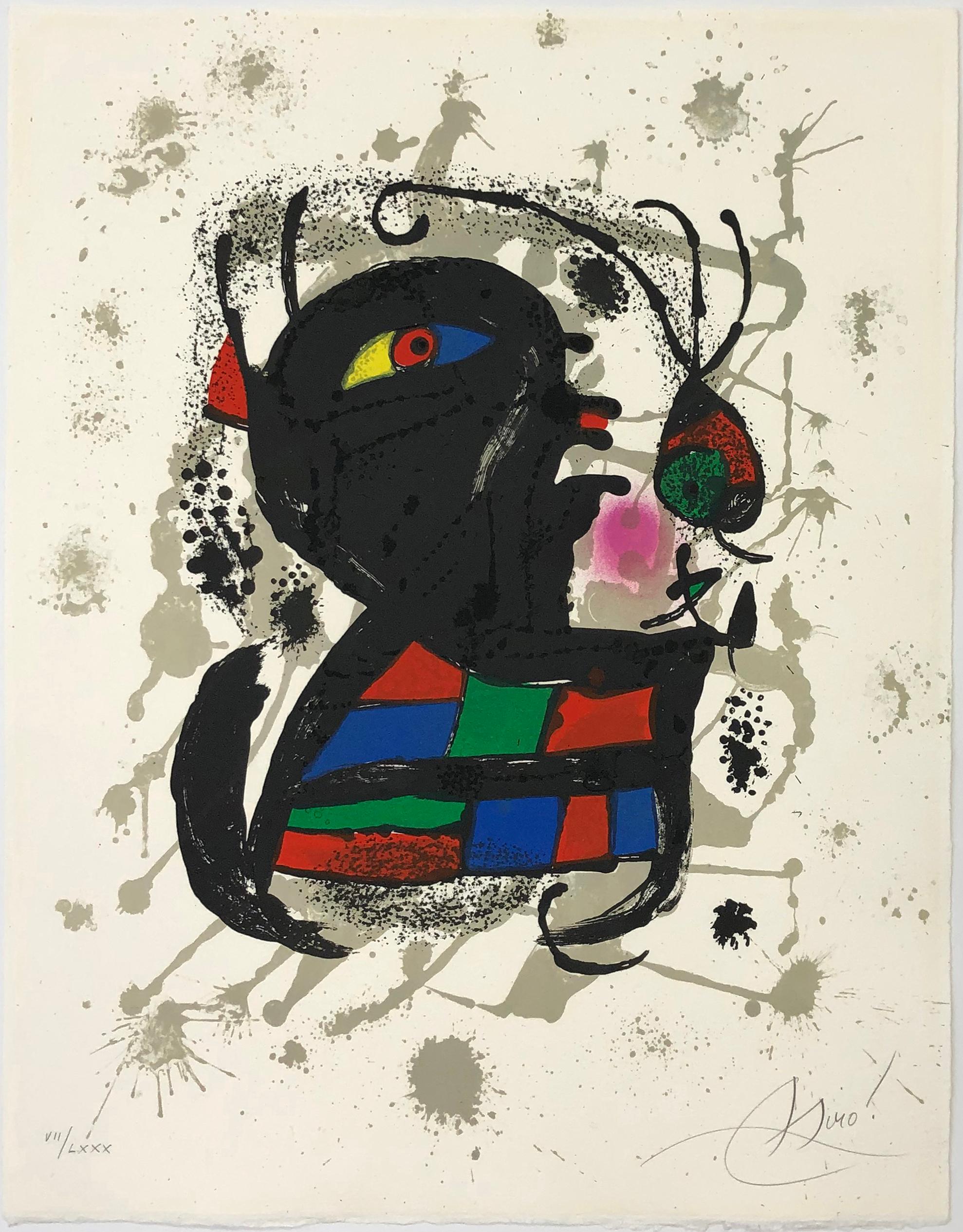 LITHOGRAPHE III (8 SIGNED PRINTS) - Surrealist Print by Joan Miró
