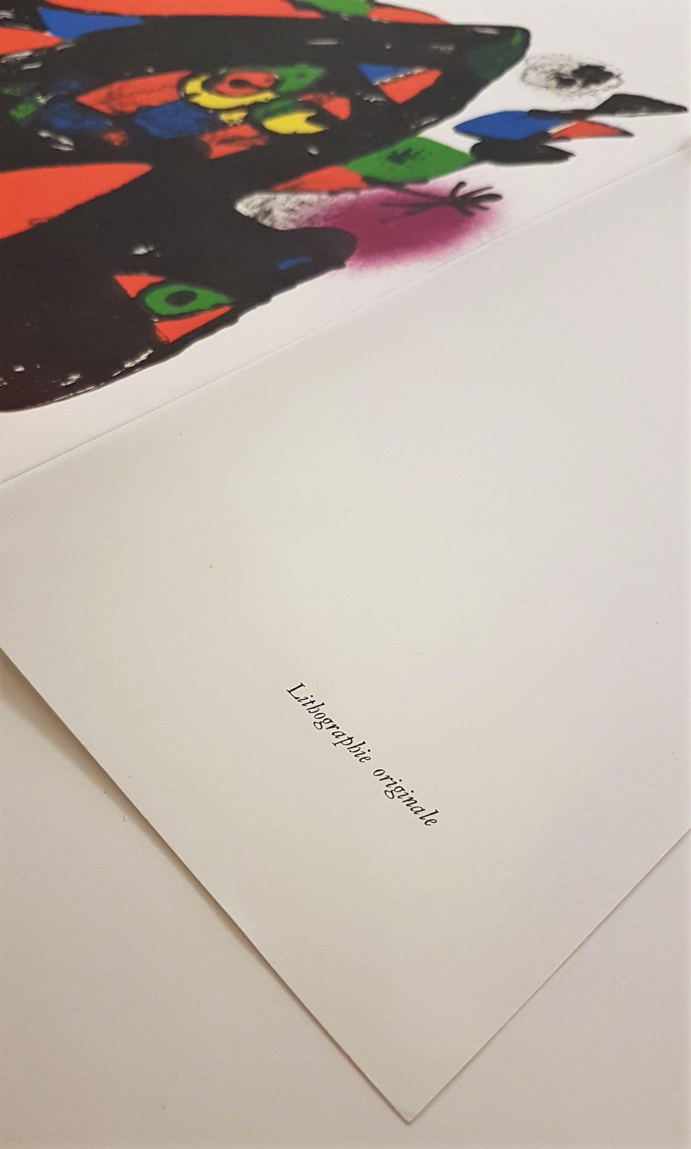 Lithographie Originale (Umschlag) – Print von Joan Miró