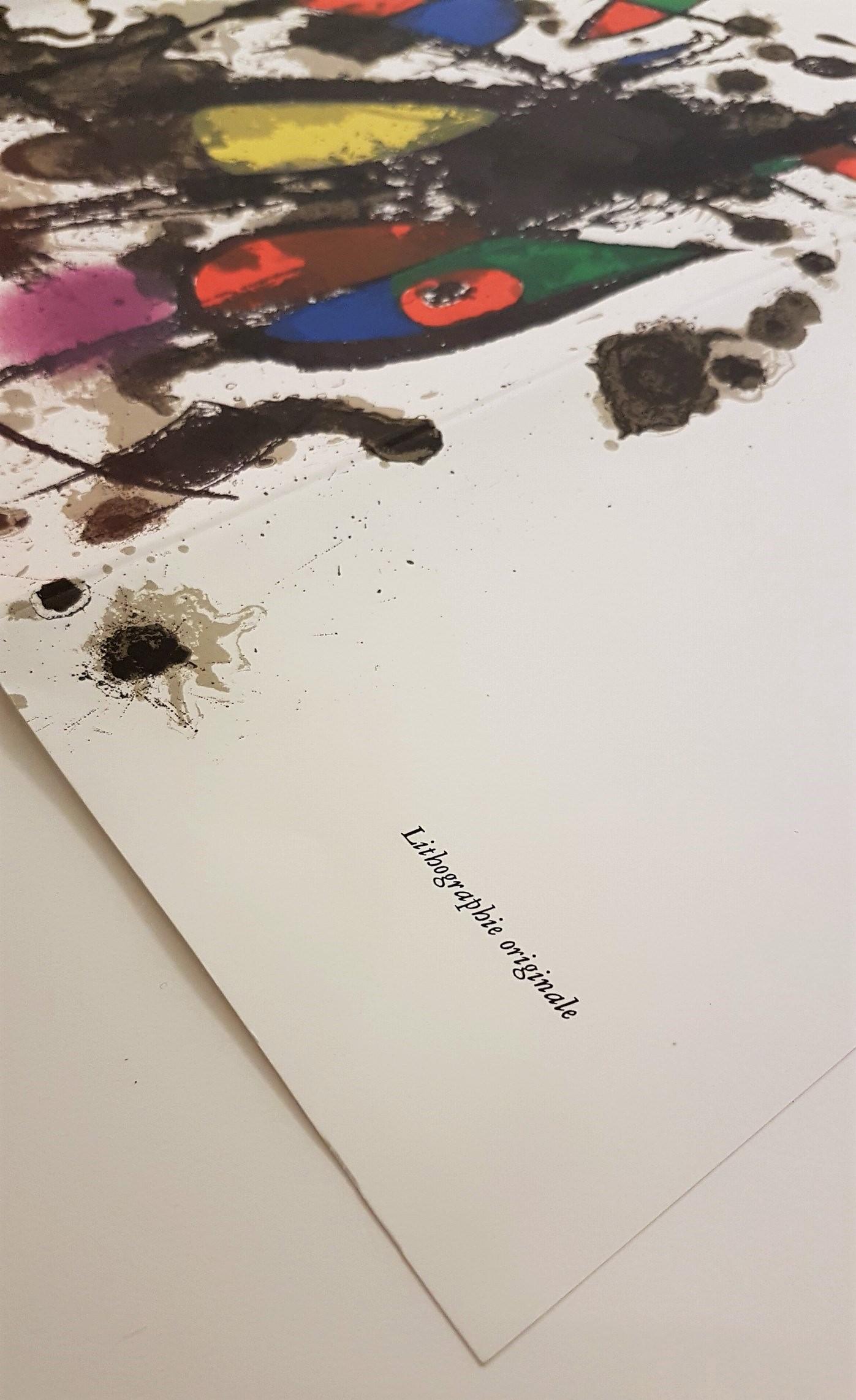 Lithographie Originale (Couverture) - Print de Joan Miró