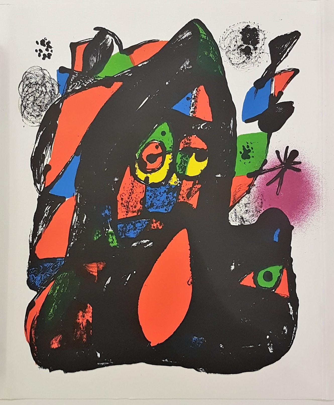 Joan Miró Abstract Print - Lithographie Originale (Cover)