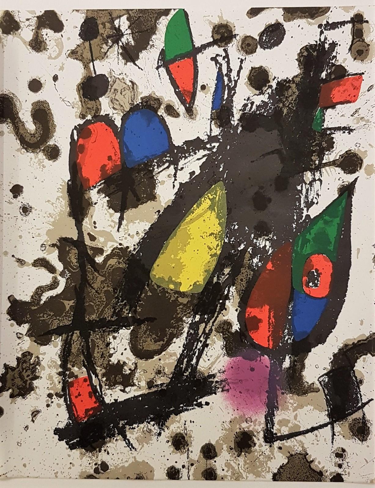 Abstract Print Joan Miró - Lithographie Originale (Couverture)