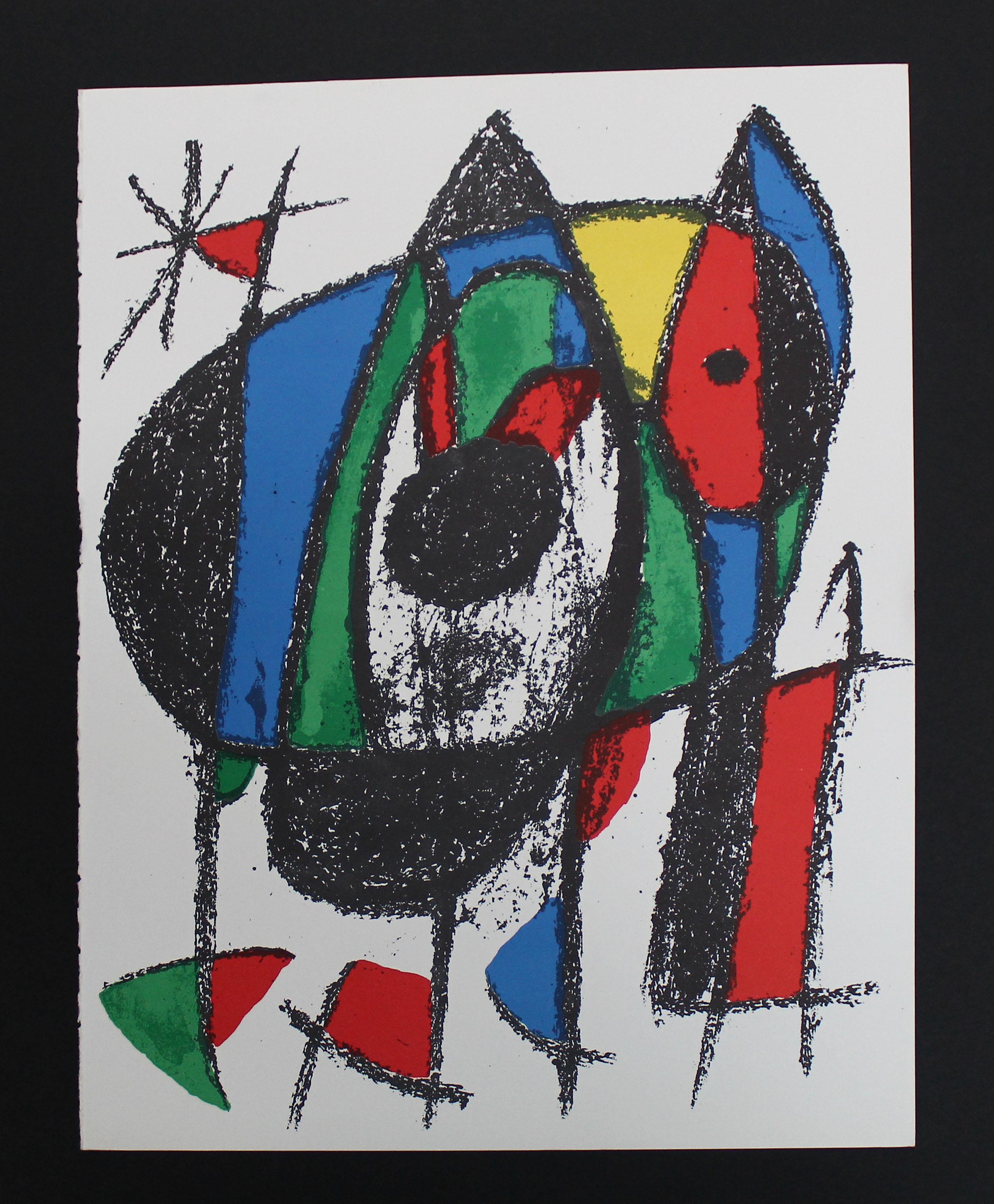 'Lithographie Originale V' From Joan Miro Lithographe II - Print by Joan Miró