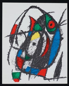 Vintage 'Lithographie Originale' From Joan Miro Lithographe II