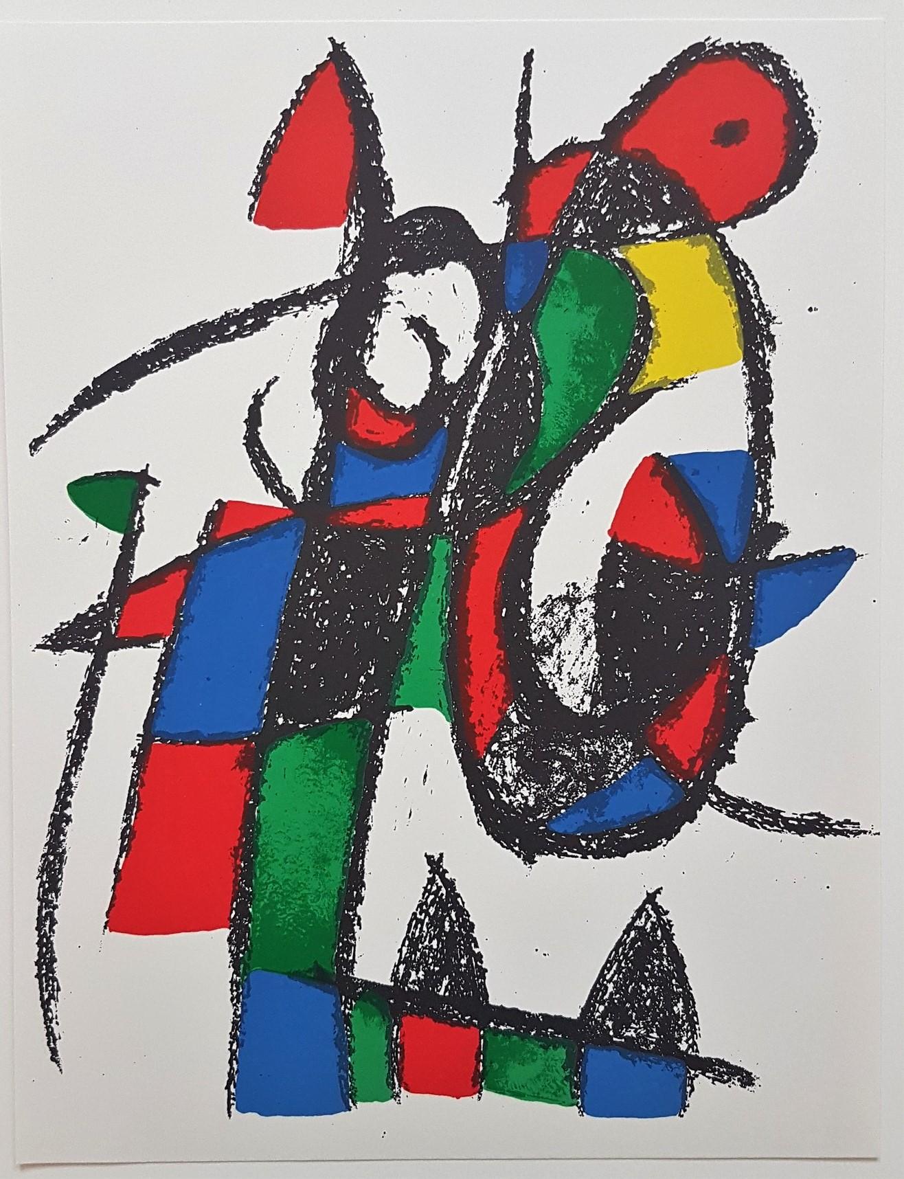 Abstract Print Joan Miró - Lithographie Originale II