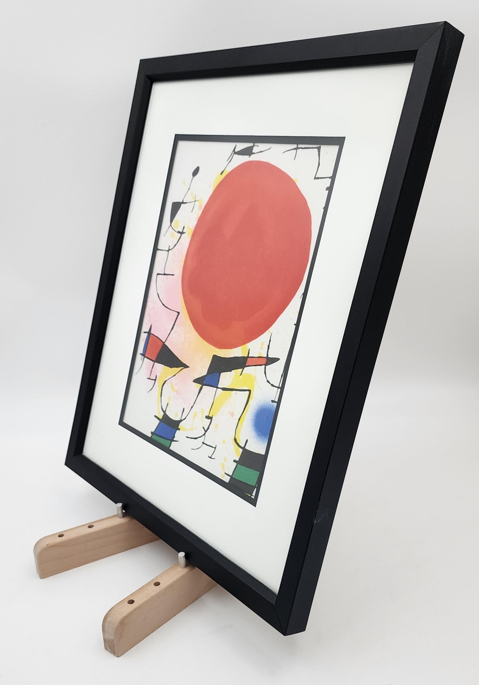 Lithographie Originale III (Abstract, Modern, Surrealism, FRAMED, ~20% OFF) For Sale 1
