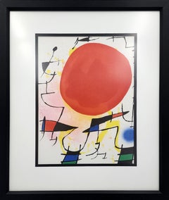 Vintage Lithographie Originale III (Abstract, Modern, Surrealism, FRAMED, ~20% OFF)