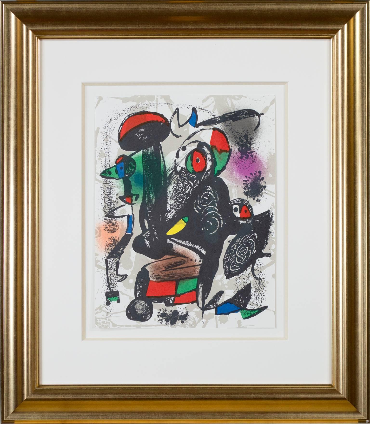 Lithographie Originale III, from Miro Lithographs IV, Maeght Publisher Joan Miró 2