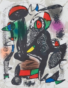 Lithographie Originale III, from Miro Lithographs IV, Maeght Publisher Joan Miró