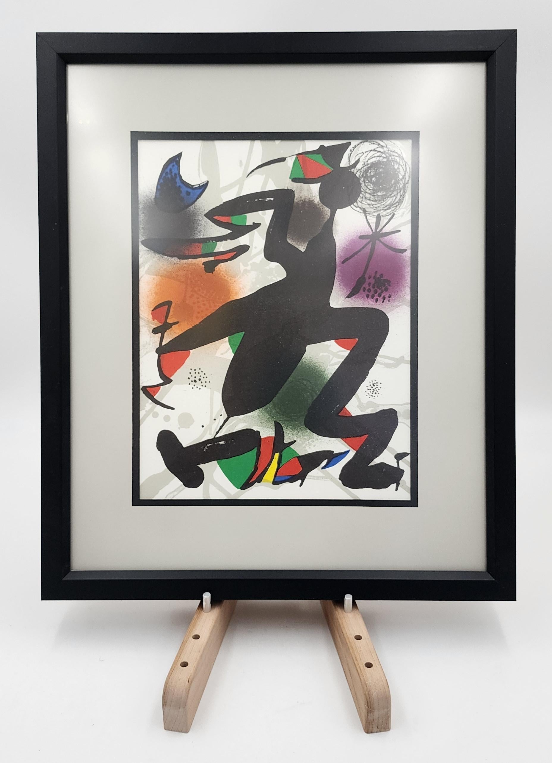 Litografia Originale IV (Astratto, Moderno, Surrealismo, FRAMMATO, 20% OFF) in vendita 2