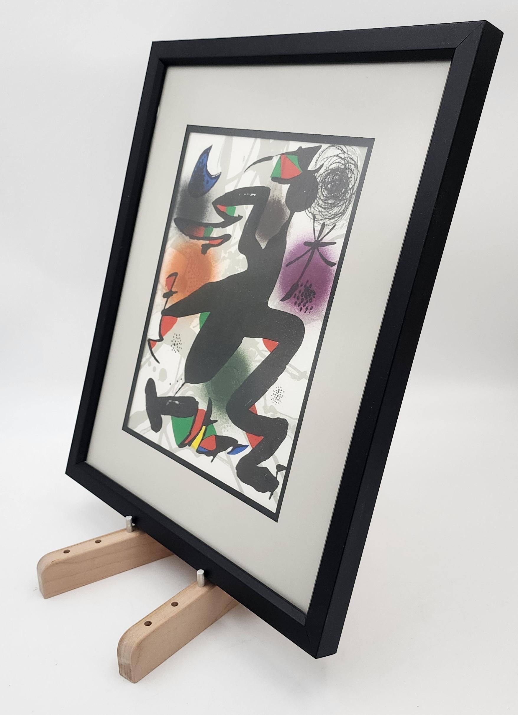 Litografia Originale IV (Astratto, Moderno, Surrealismo, FRAMMATO, 20% OFF) in vendita 3