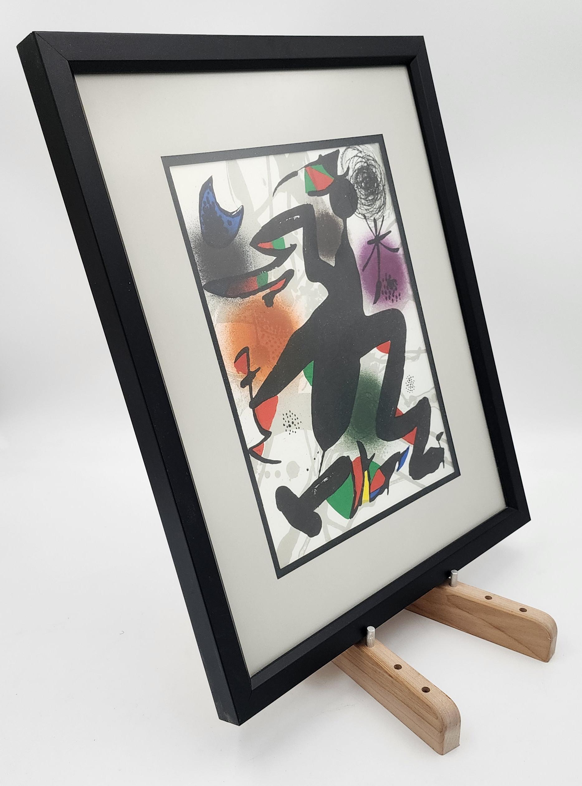 Litografia Originale IV (Astratto, Moderno, Surrealismo, FRAMMATO, 20% OFF) in vendita 4