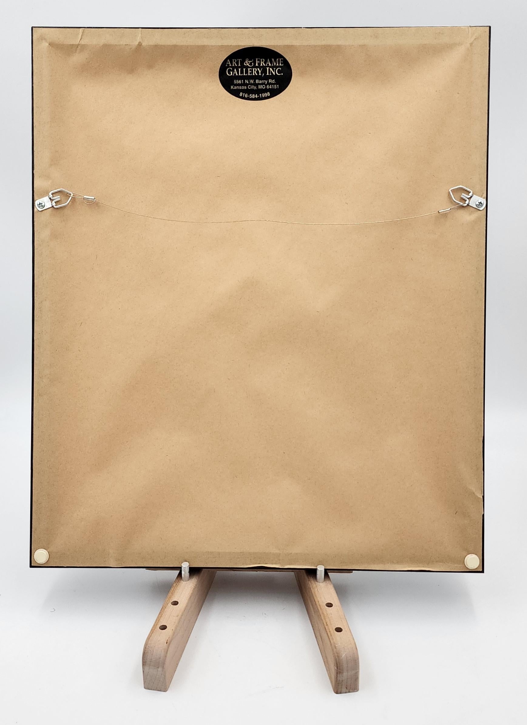Litografia Originale IV (Astratto, Moderno, Surrealismo, FRAMMATO, 20% OFF) in vendita 5