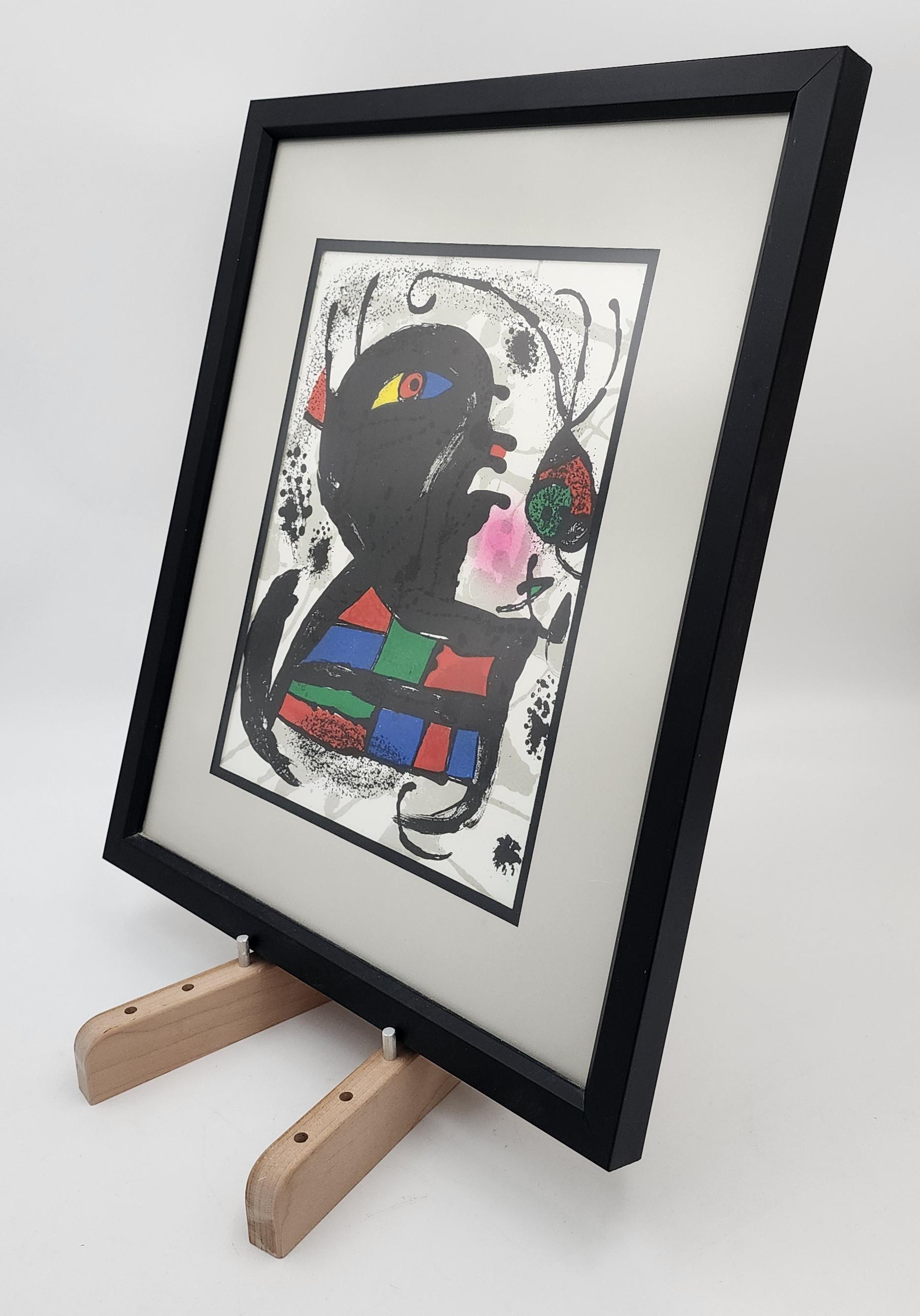 Joan Miro
Lithographie Originale V (Abstract, Modern, Surrealism, Colorful, Iconic)
Color Lithograph
Year: 1977
Size: 12.5 × 9.6 inches
Framed: 18.25 x 15.5 x 1 inches
Catalogue Raisonné: Teixidor, Miro Lithographe III, 1964-1969
Publisher: Maeght