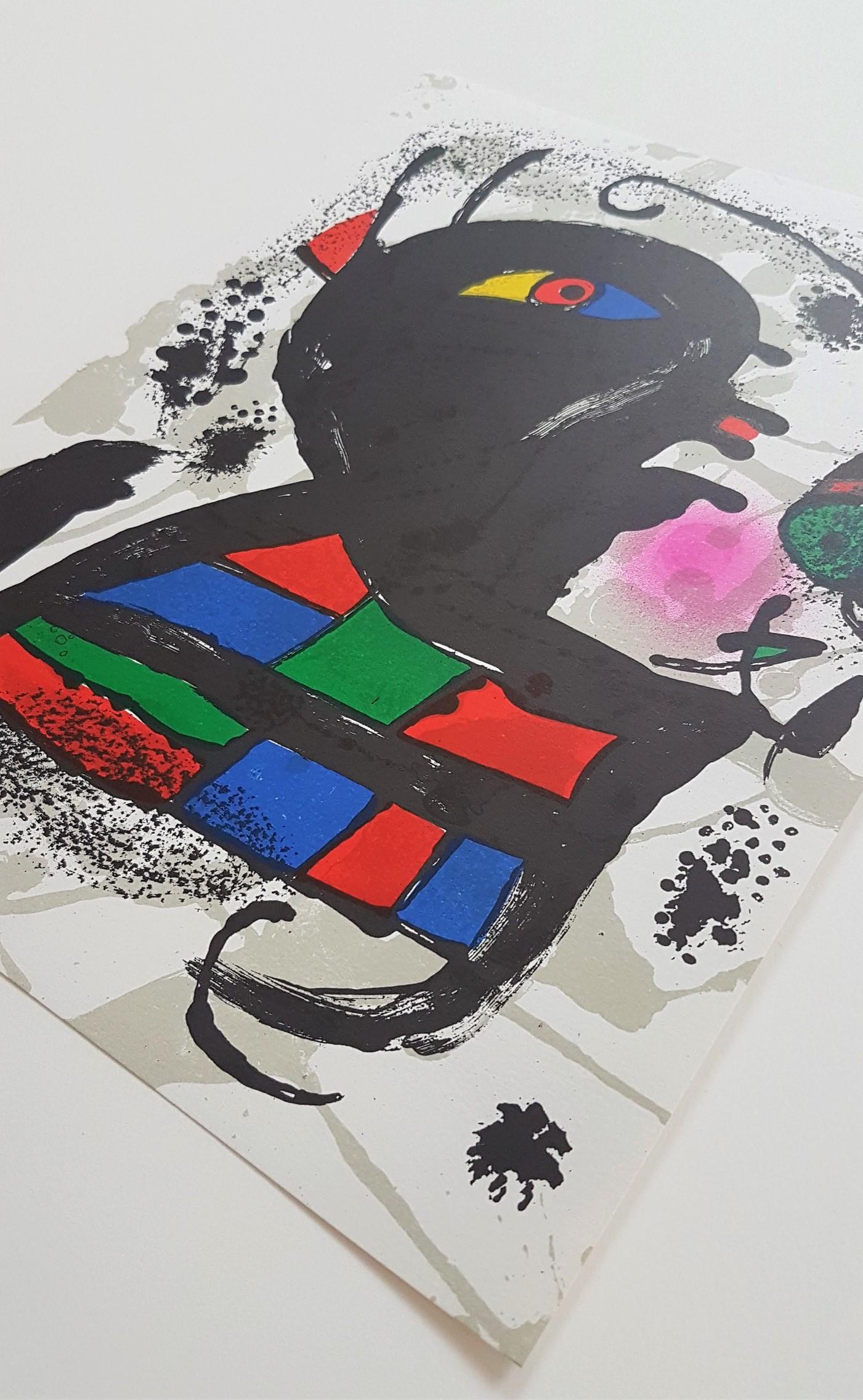 Originale Lithographie V (Surrealismus), Print, von Joan Miró
