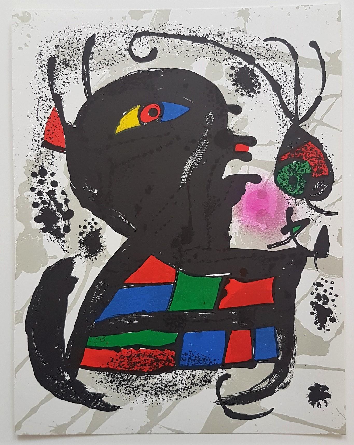 Originale Lithographie V – Print von Joan Miró