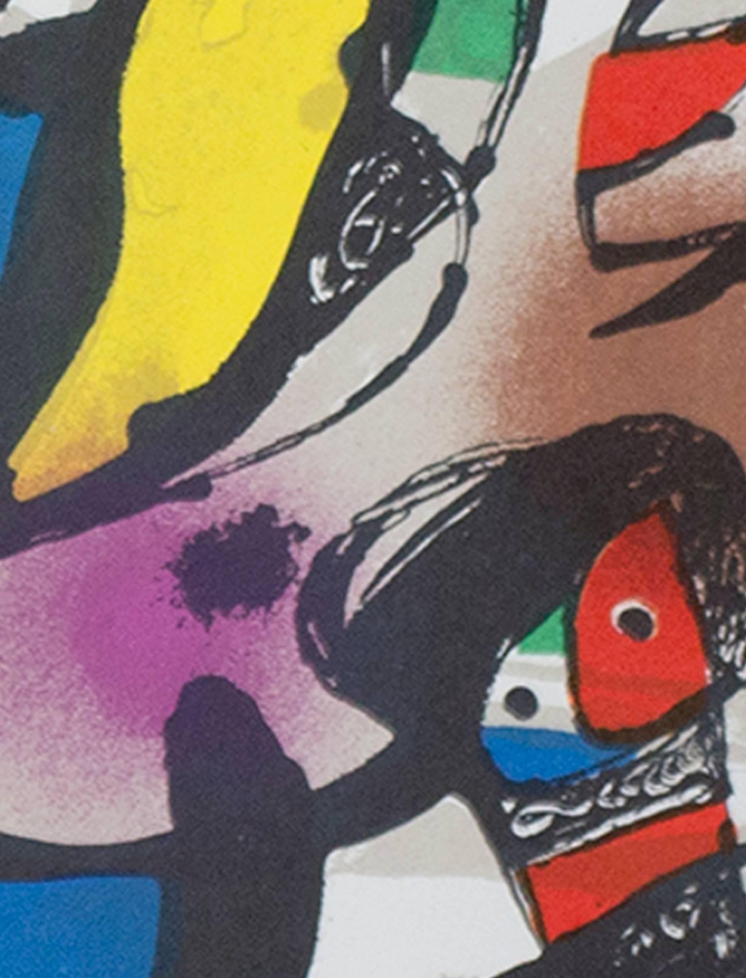 Lithographie Originale V von Miro Lithographs IV, Maeght Verlag von Joan Miró im Angebot 1