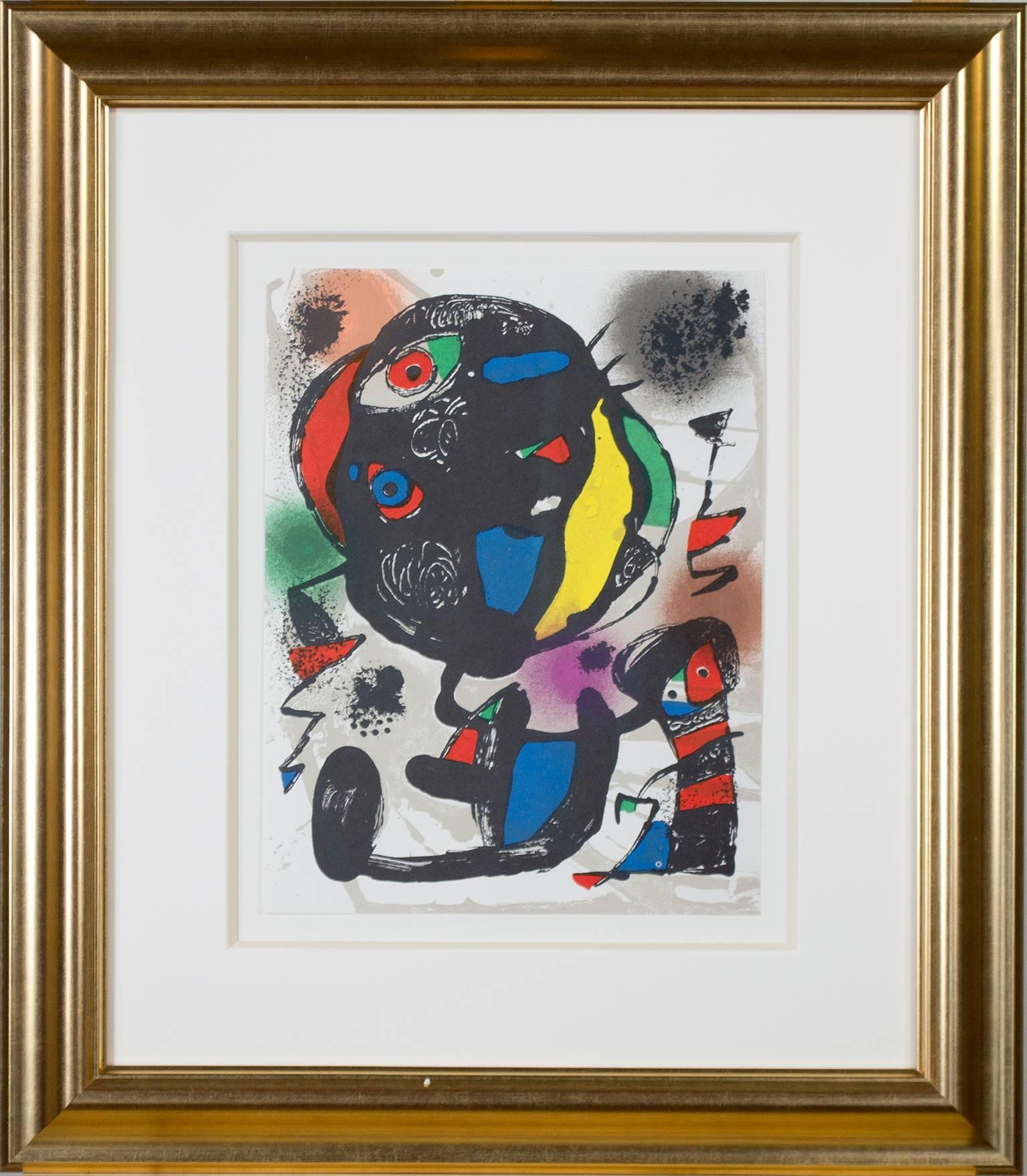 Lithographie Originale V von Miro Lithographs IV, Maeght Verlag von Joan Miró im Angebot 3