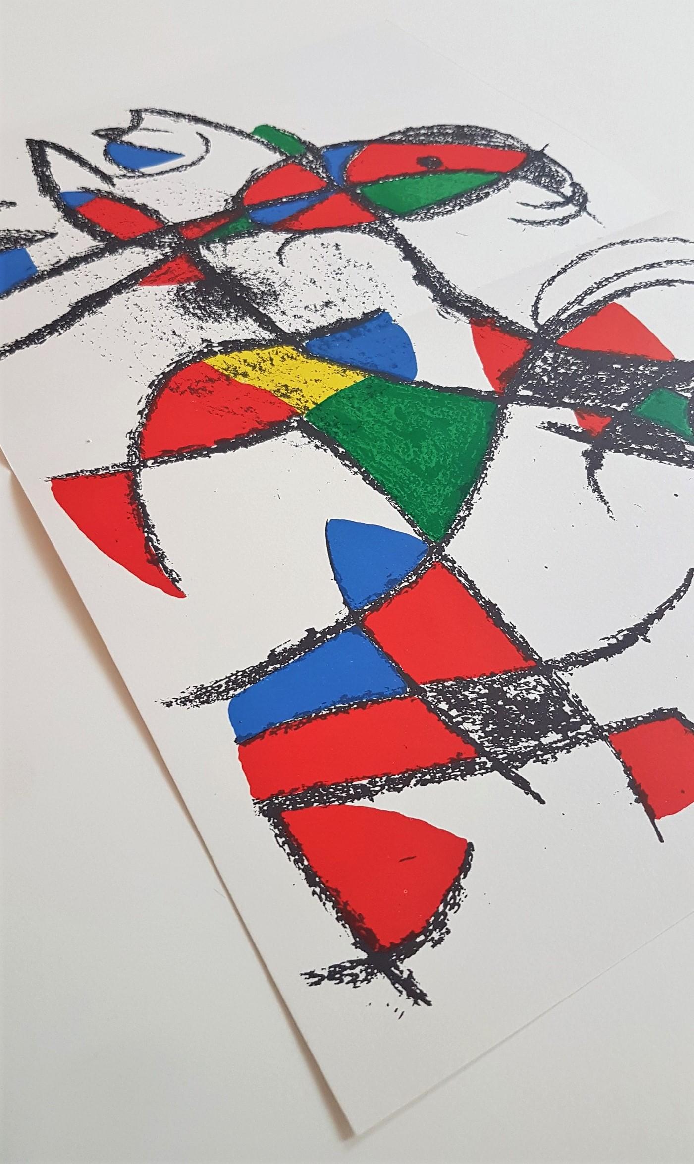 Lithographie Originale X - Print de Joan Miró