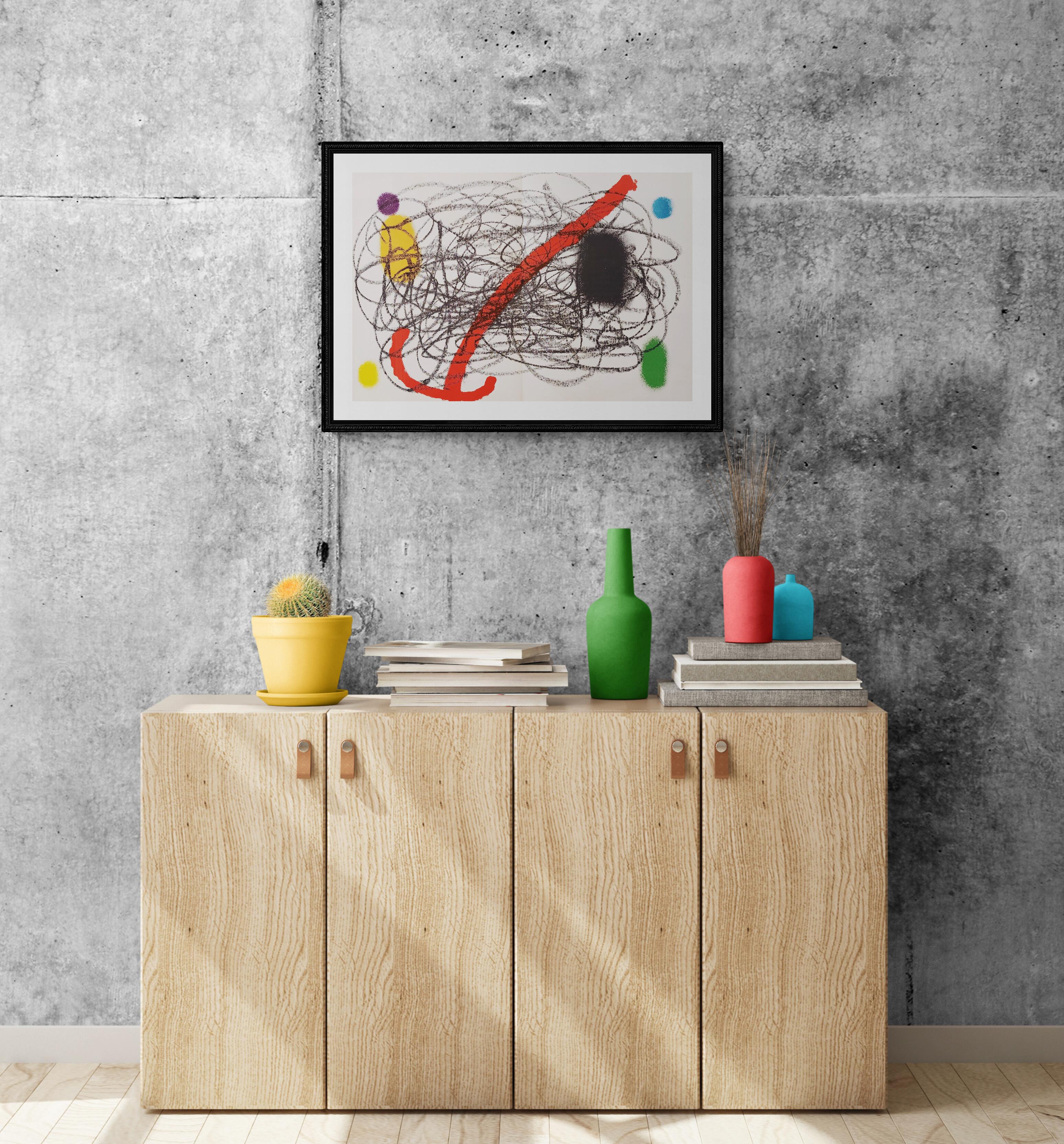 Lithographier Originale (Abstract, LARGE) - Print by Joan Miró